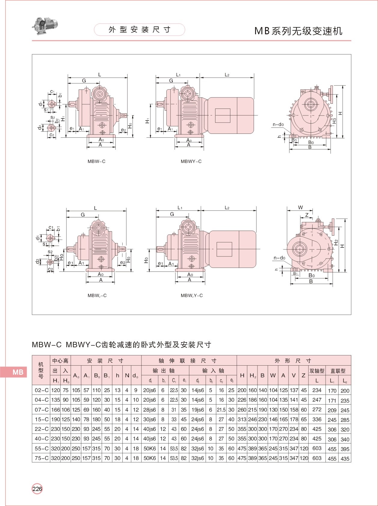 mb行星摩擦式无级变速机